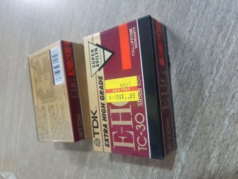 Cassette VHS-C Compacto TC 30 Extra High Grade TDK