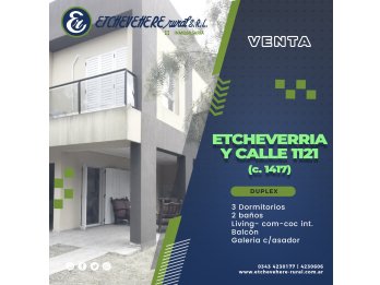VENTA - Etcheverria y calle 1121