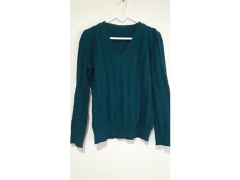 Sweater verde oscuro fino