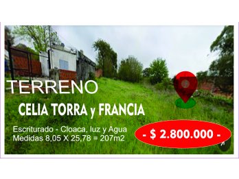 LIQUIDO TERRENO EN PARANA - $2.800.000