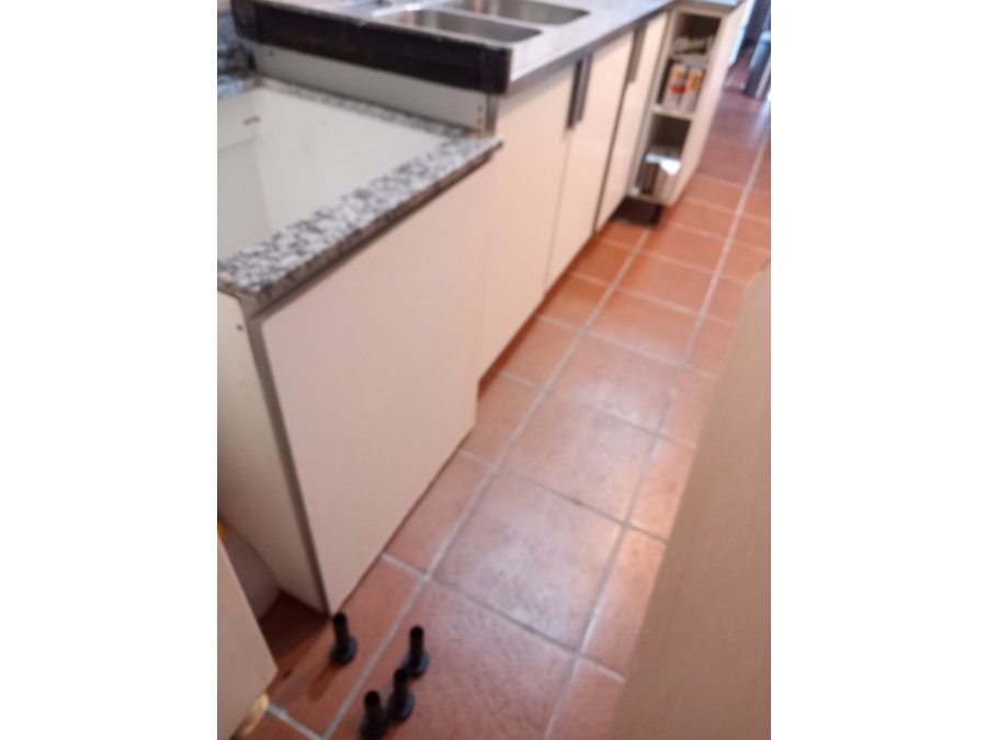 Mueble Johnson y Acero mesada doble bacha, mueble de guardad